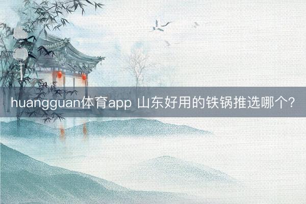 huangguan体育app 山东好用的铁锅推选哪个？