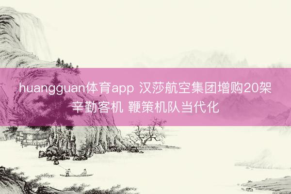 huangguan体育app 汉莎航空集团增购20架辛勤客机 鞭策机队当代化